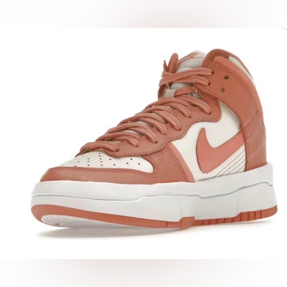 Nike Dunk High-Top Sneaker in Sail and Light Madder Root size 8 women